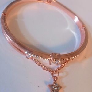 Rose gold plated and Cubic Zirconia bracelet